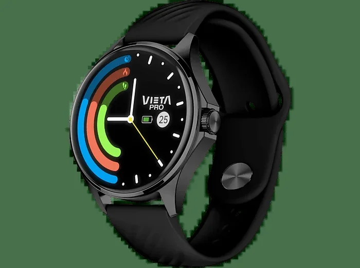 Smartwatch – Vieta Wear 2, AMOLED 40 mm, 268 x 22 , Aleación de zinc, Bluetooth 5.3, Negro
